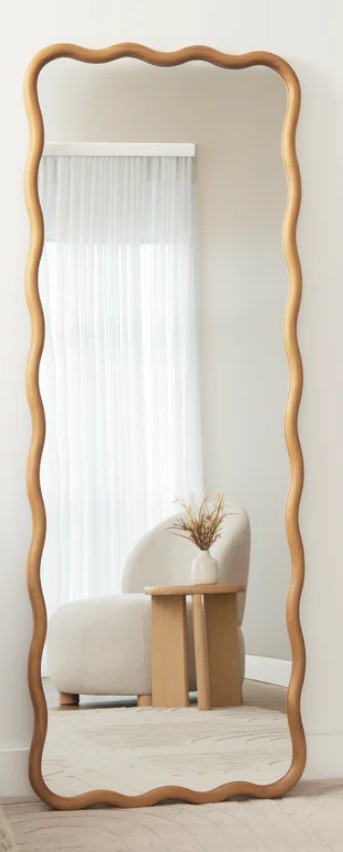 آینه قدی چوبی مدل کلاسیک – جلوه طبیعی و لوکس